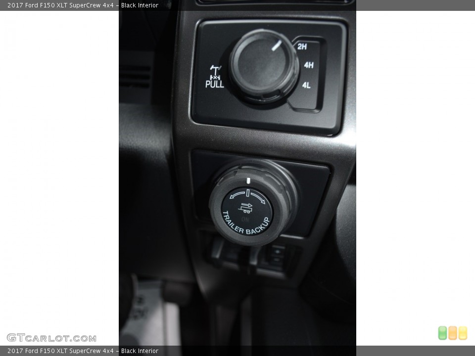 Black Interior Controls for the 2017 Ford F150 XLT SuperCrew 4x4 #117273976