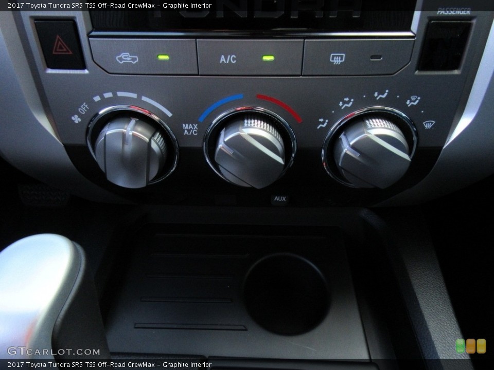 Graphite Interior Controls for the 2017 Toyota Tundra SR5 TSS Off-Road CrewMax #117275587