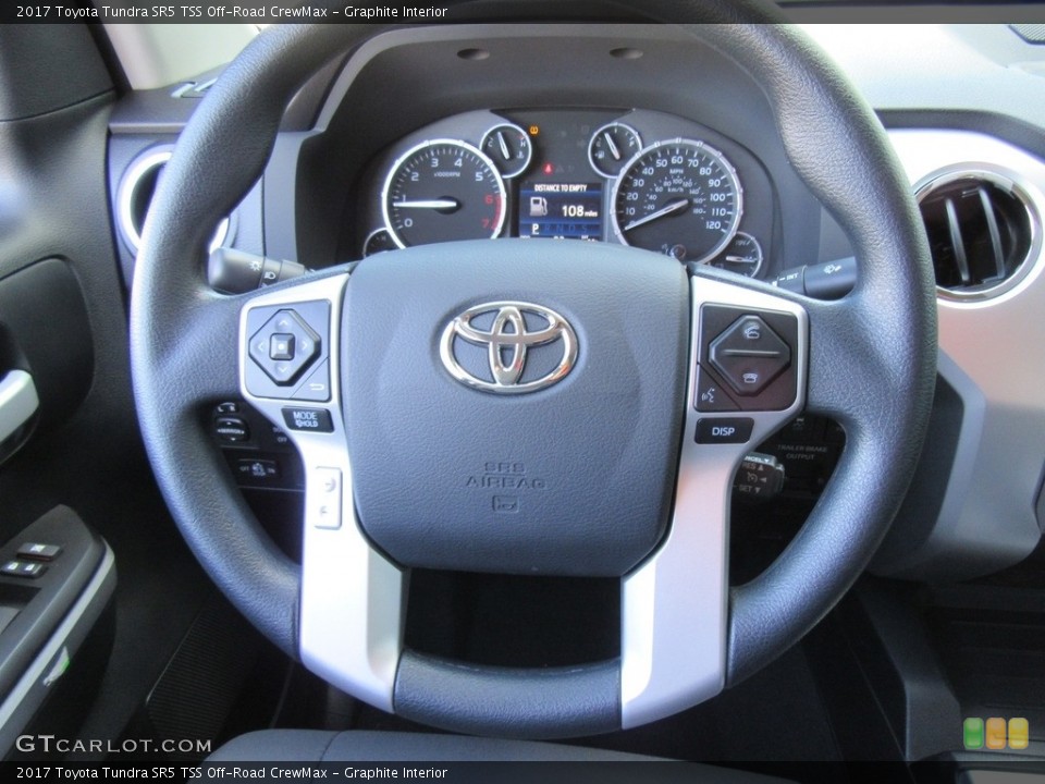 Graphite Interior Steering Wheel for the 2017 Toyota Tundra SR5 TSS Off-Road CrewMax #117275665