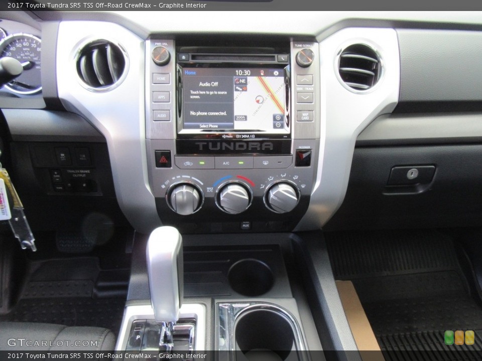 Graphite Interior Controls for the 2017 Toyota Tundra SR5 TSS Off-Road CrewMax #117276361