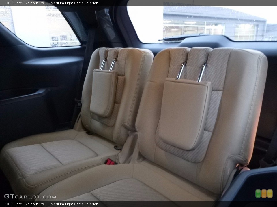 Medium Light Camel Interior Rear Seat for the 2017 Ford Explorer 4WD #117277021