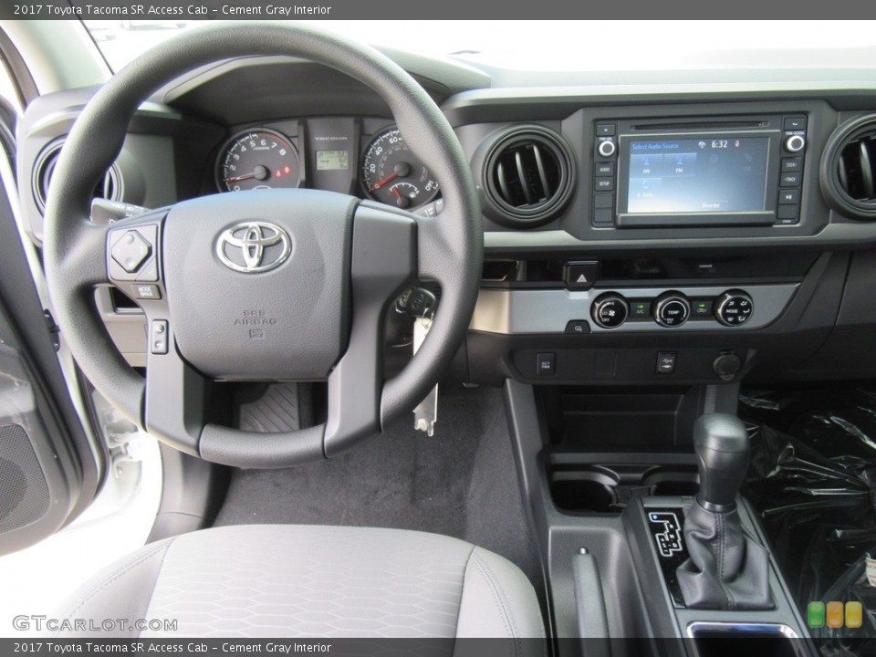 Cement Gray Interior Dashboard for the 2017 Toyota Tacoma SR Access Cab #117277078