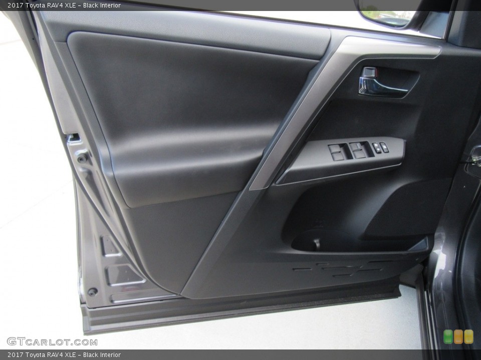 Black Interior Door Panel for the 2017 Toyota RAV4 XLE #117278635