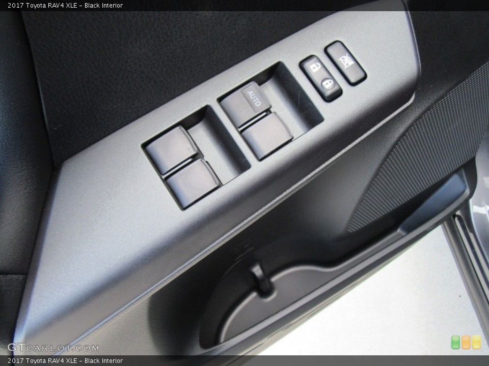 Black Interior Controls for the 2017 Toyota RAV4 XLE #117278665