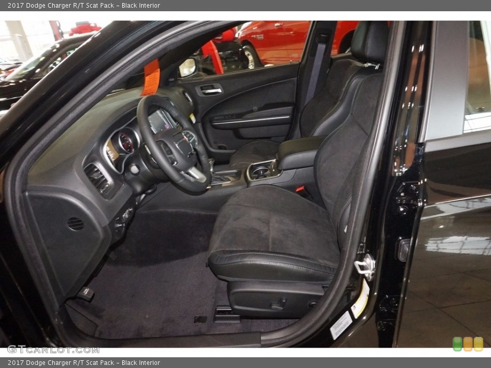 Black Interior Front Seat for the 2017 Dodge Charger R/T Scat Pack #117281269