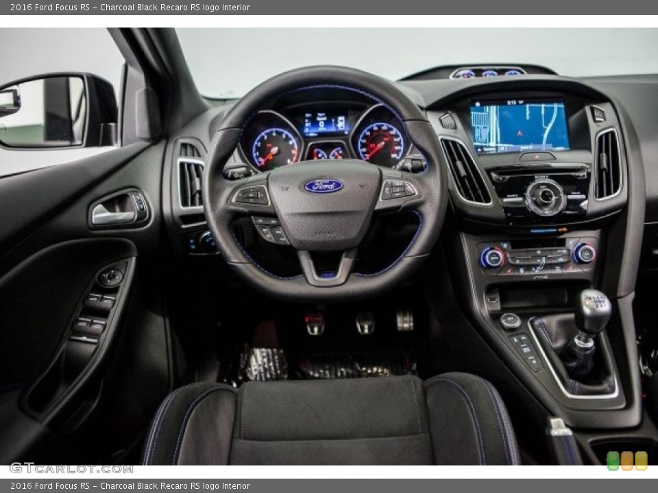Charcoal Black Recaro RS logo Interior Dashboard for the 2016 Ford Focus RS #117282052