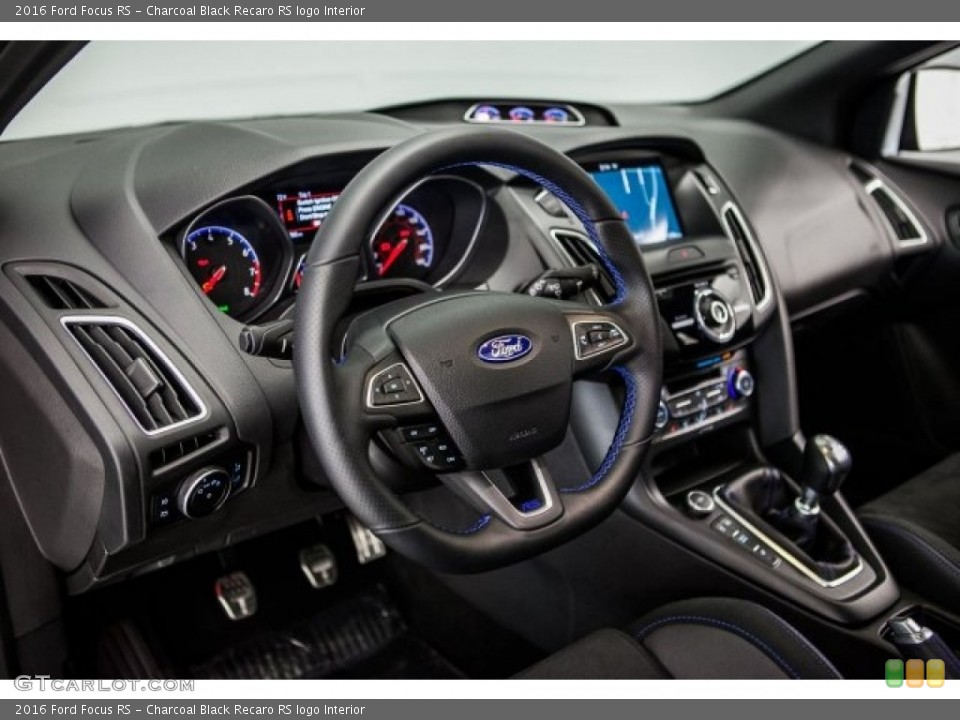 Charcoal Black Recaro RS logo Interior Dashboard for the 2016 Ford Focus RS #117282286