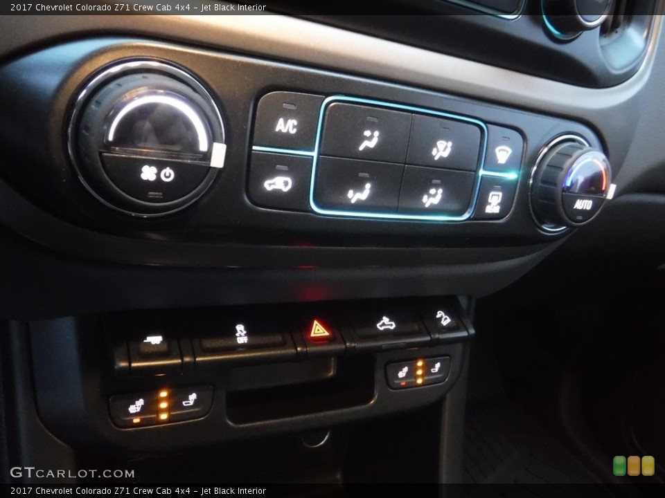 Jet Black Interior Controls for the 2017 Chevrolet Colorado Z71 Crew Cab 4x4 #117284143