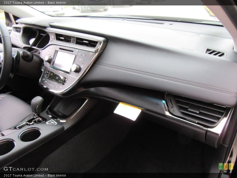 Black Interior Dashboard for the 2017 Toyota Avalon Limited #117286790