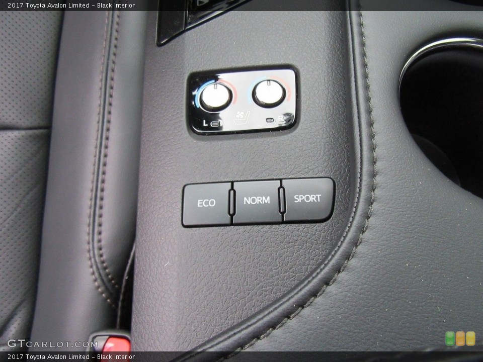 Black Interior Controls for the 2017 Toyota Avalon Limited #117286957