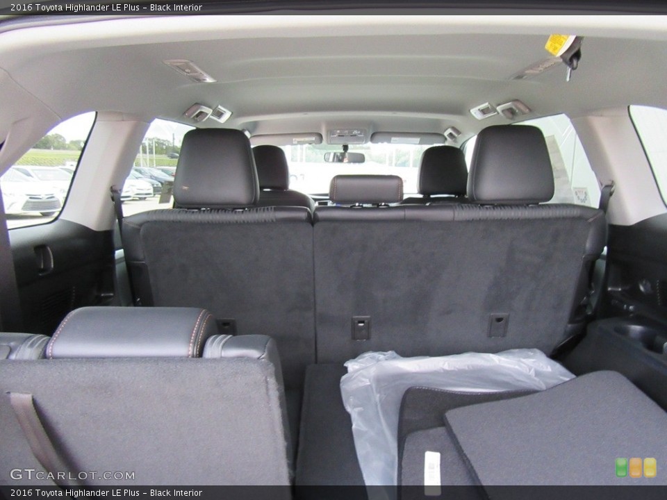 Black Interior Trunk for the 2016 Toyota Highlander LE Plus #117288892