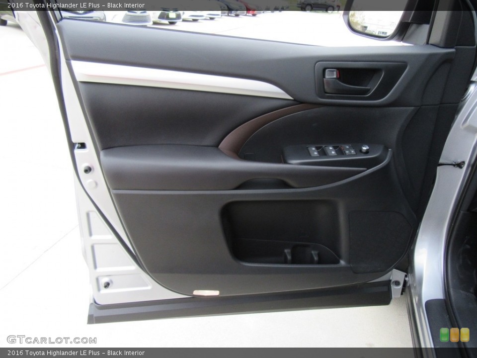 Black Interior Door Panel for the 2016 Toyota Highlander LE Plus #117288922
