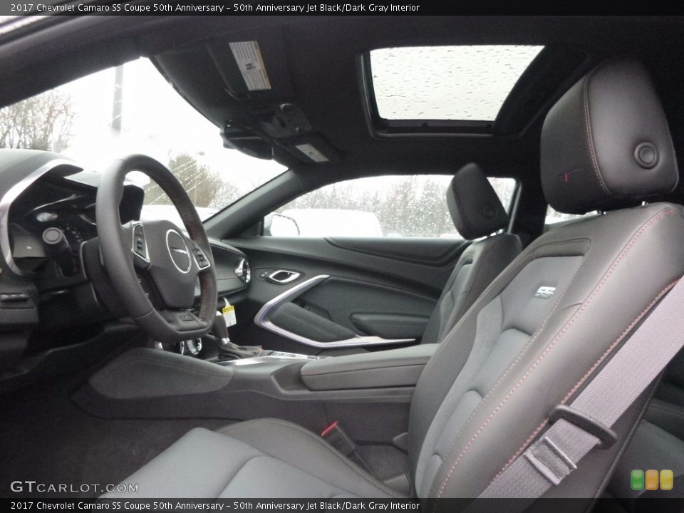 50th Anniversary Jet Black/Dark Gray Interior Front Seat for the 2017 Chevrolet Camaro SS Coupe 50th Anniversary #117292236
