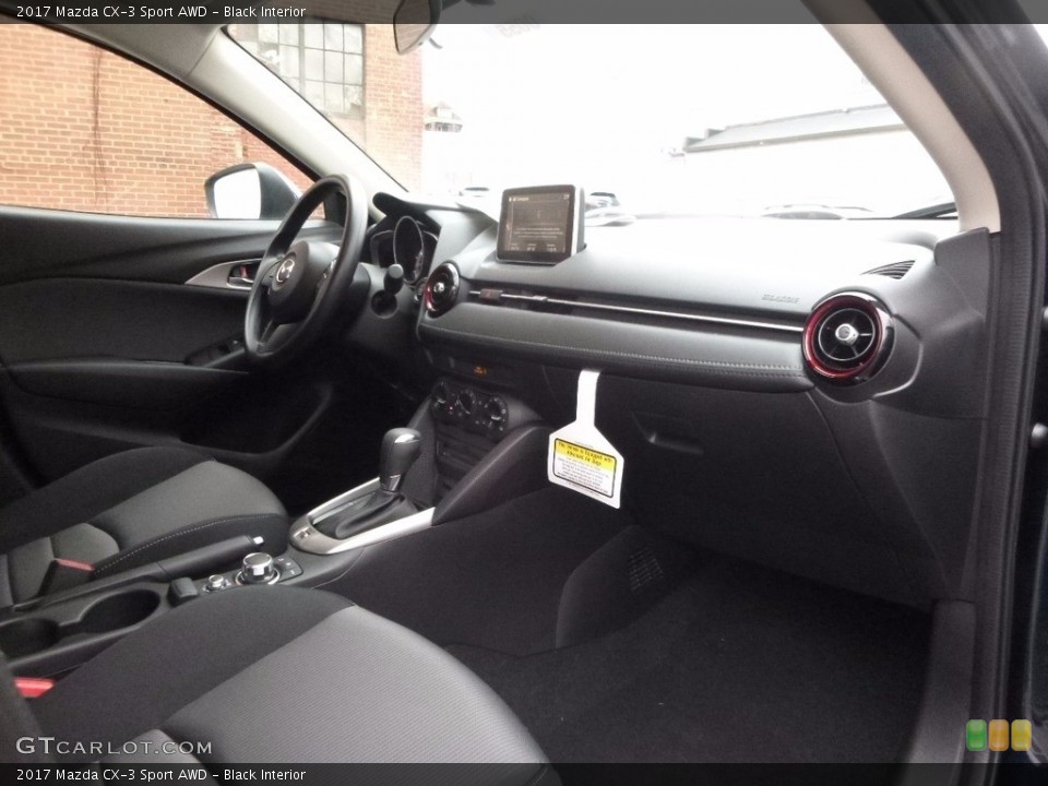 Black Interior Dashboard for the 2017 Mazda CX-3 Sport AWD #117294531