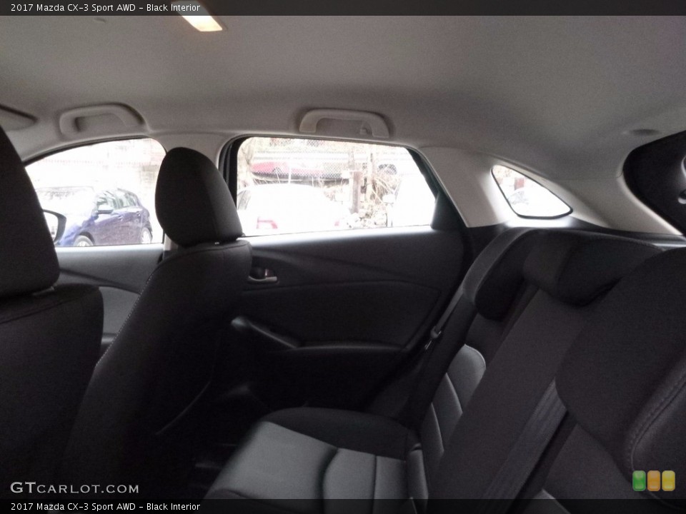 Black Interior Rear Seat for the 2017 Mazda CX-3 Sport AWD #117294585
