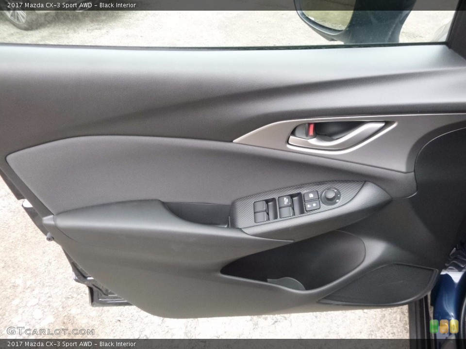 Black Interior Door Panel for the 2017 Mazda CX-3 Sport AWD #117294639