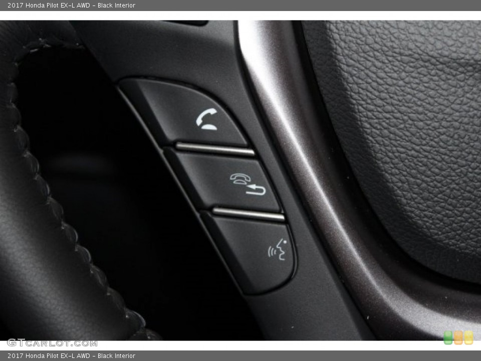 Black Interior Controls for the 2017 Honda Pilot EX-L AWD #117295704