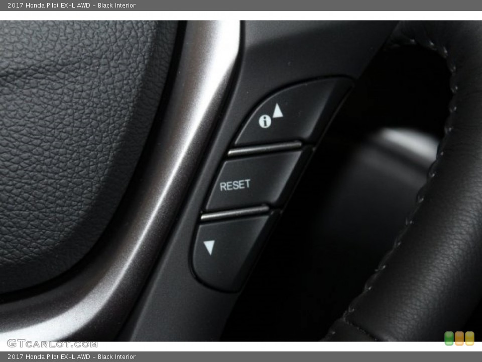 Black Interior Controls for the 2017 Honda Pilot EX-L AWD #117295725
