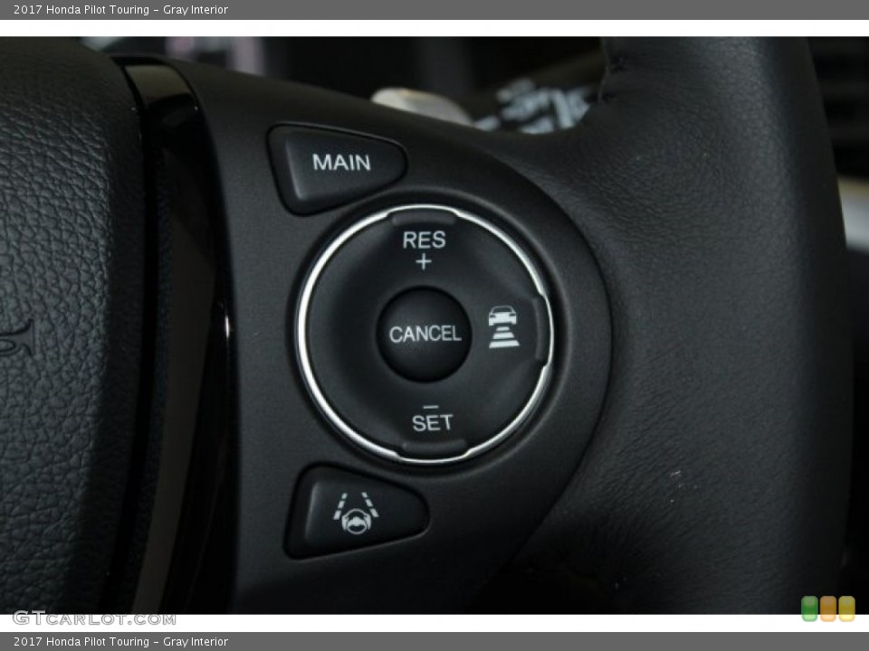 Gray Interior Controls for the 2017 Honda Pilot Touring #117296253