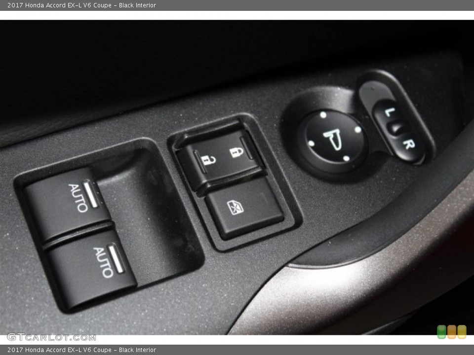 Black Interior Controls for the 2017 Honda Accord EX-L V6 Coupe #117296718