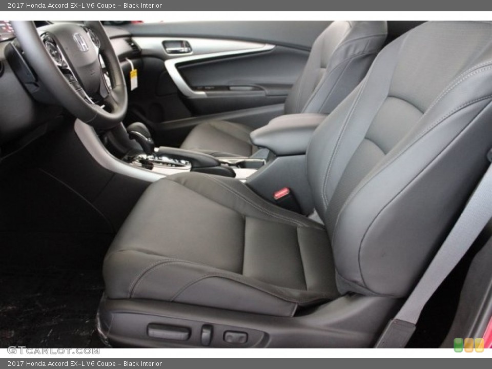 Black Interior Photo for the 2017 Honda Accord EX-L V6 Coupe #117296754