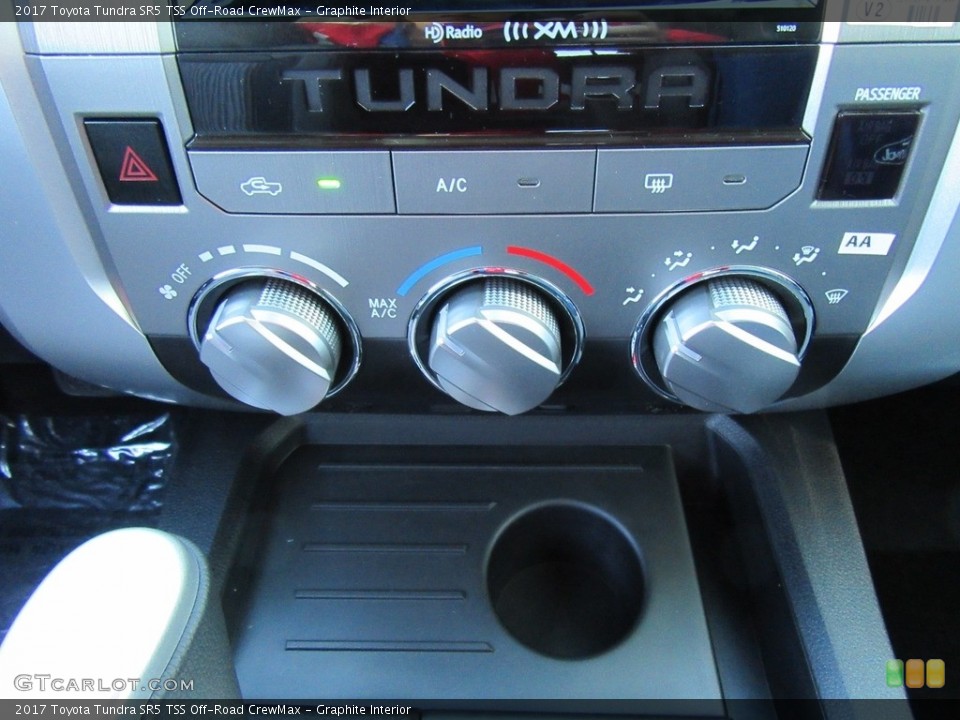 Graphite Interior Controls for the 2017 Toyota Tundra SR5 TSS Off-Road CrewMax #117297744