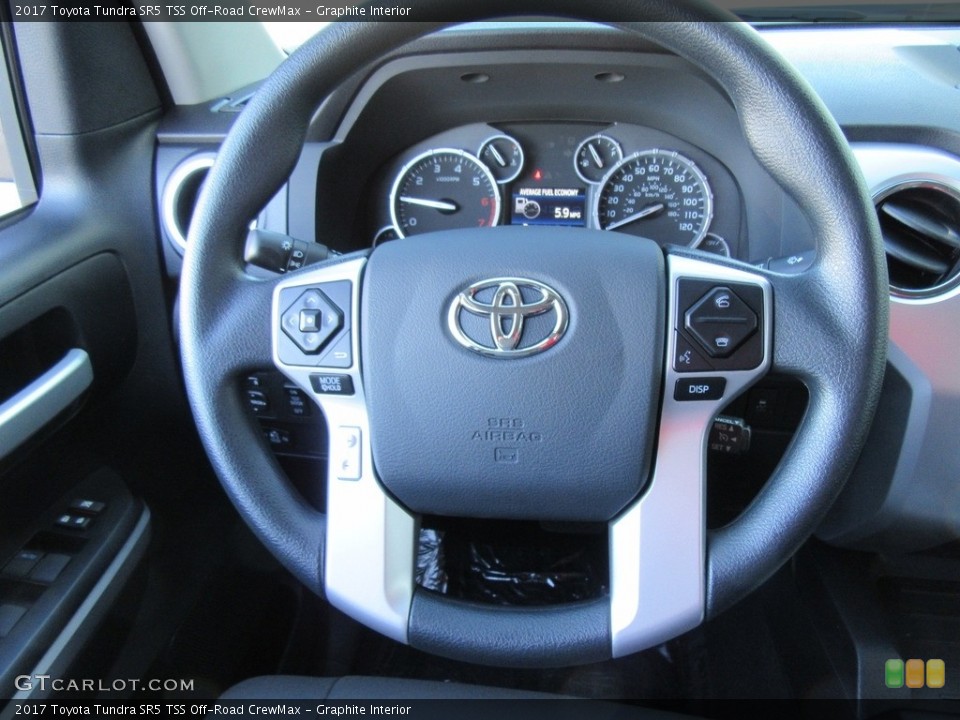 Graphite Interior Steering Wheel for the 2017 Toyota Tundra SR5 TSS Off-Road CrewMax #117297822