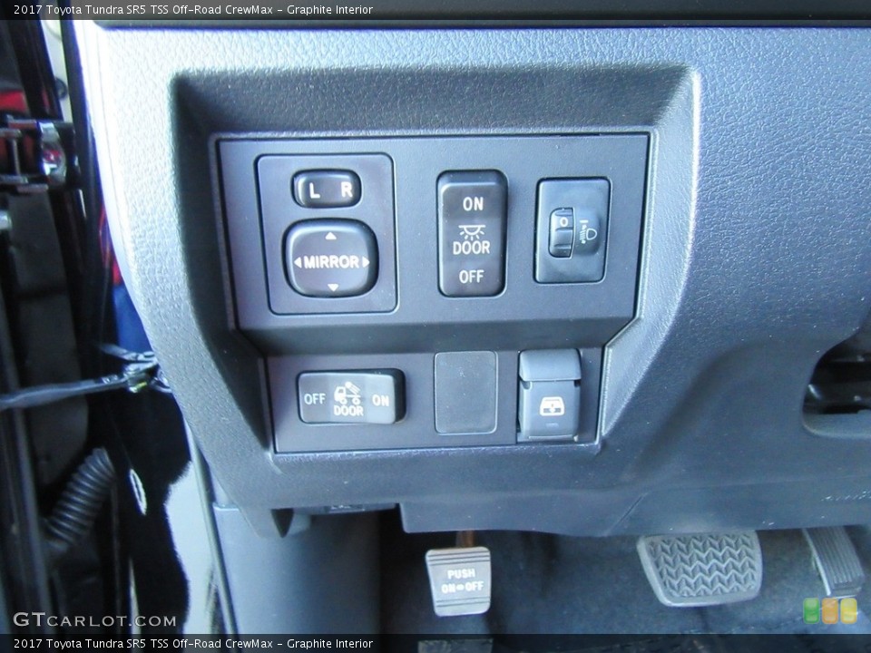 Graphite Interior Controls for the 2017 Toyota Tundra SR5 TSS Off-Road CrewMax #117297876