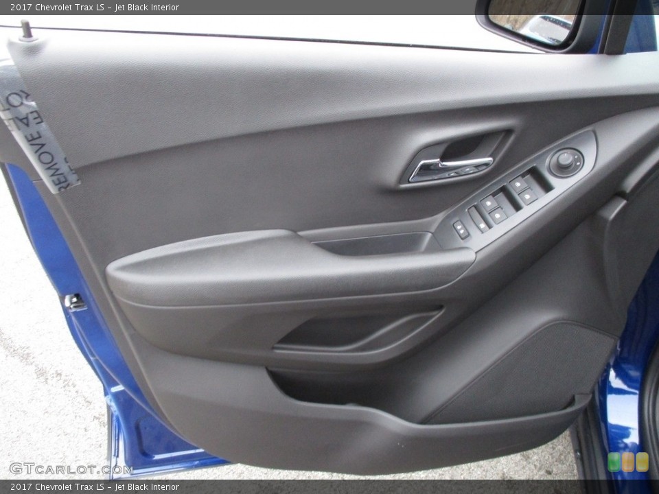 Jet Black Interior Door Panel for the 2017 Chevrolet Trax LS #117303987