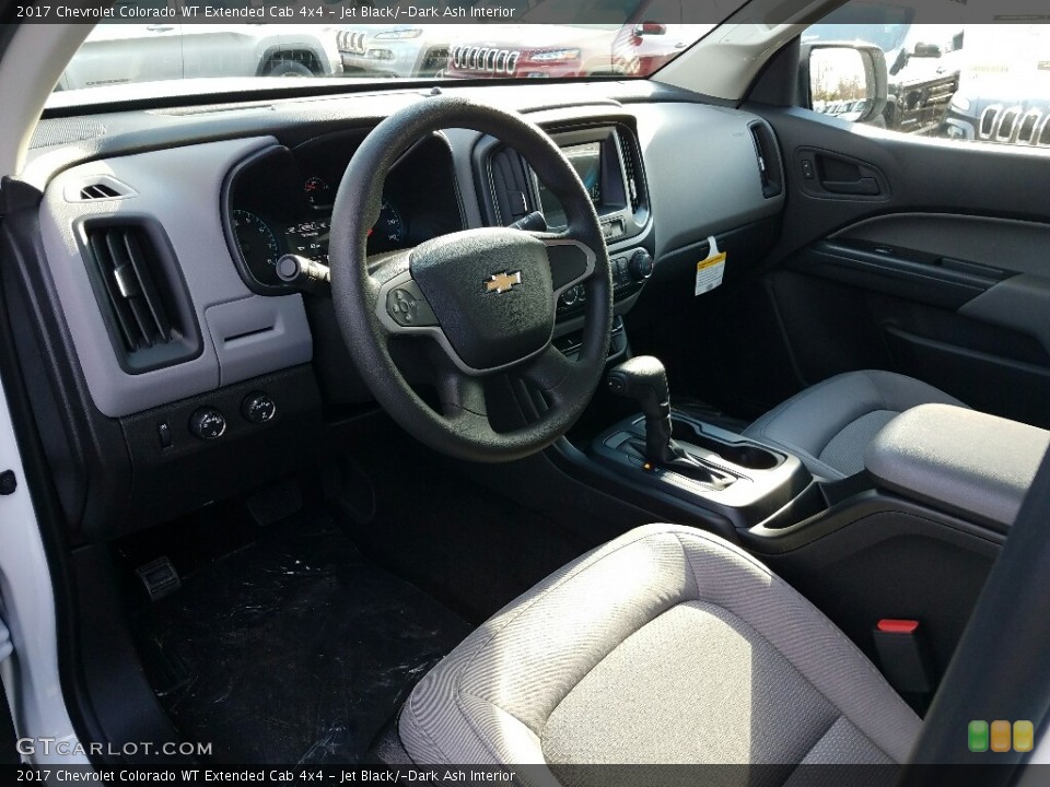Jet Black/­Dark Ash Interior Photo for the 2017 Chevrolet Colorado WT Extended Cab 4x4 #117307686