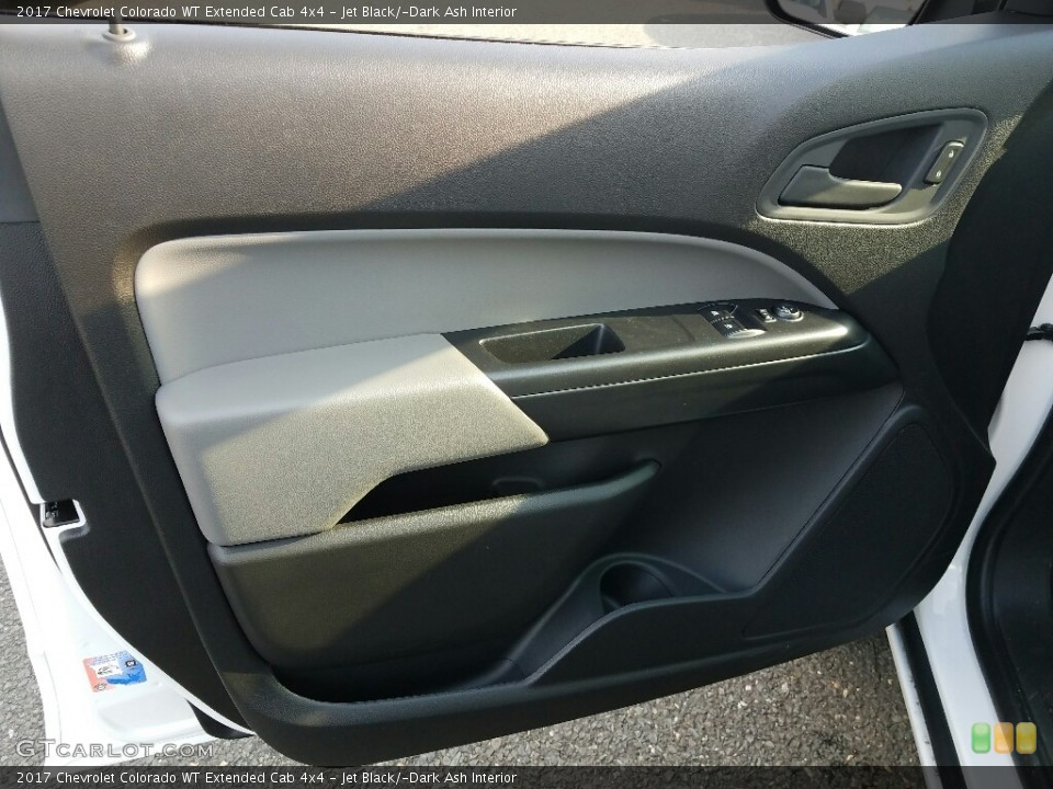 Jet Black/­Dark Ash Interior Door Panel for the 2017 Chevrolet Colorado WT Extended Cab 4x4 #117307722