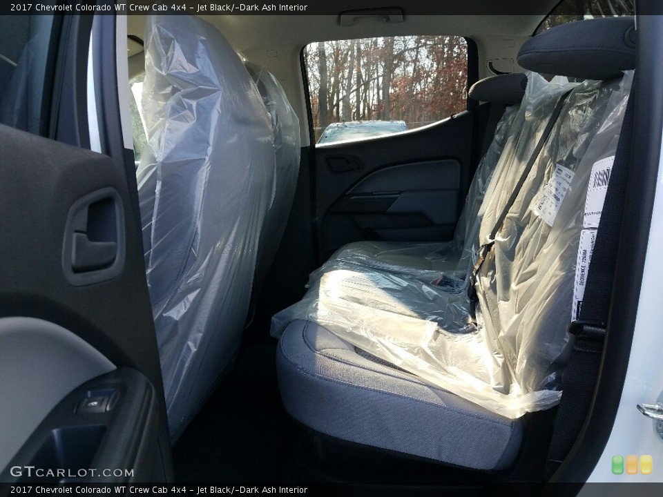 Jet Black/­Dark Ash Interior Rear Seat for the 2017 Chevrolet Colorado WT Crew Cab 4x4 #117307980