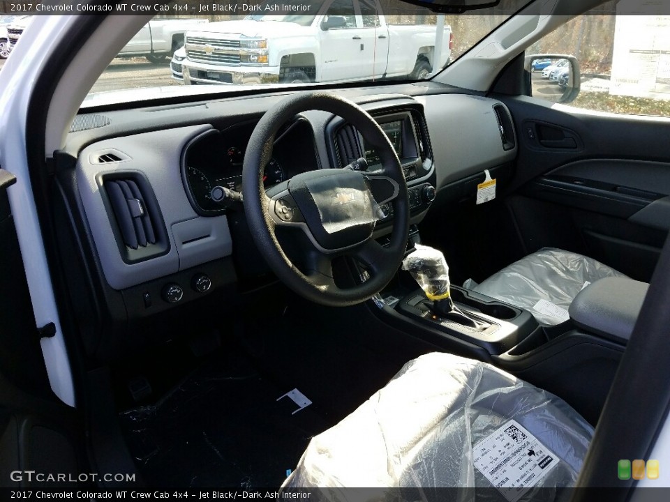 Jet Black/­Dark Ash Interior Photo for the 2017 Chevrolet Colorado WT Crew Cab 4x4 #117308013
