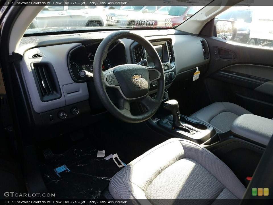 Jet Black/­Dark Ash Interior Photo for the 2017 Chevrolet Colorado WT Crew Cab 4x4 #117308304