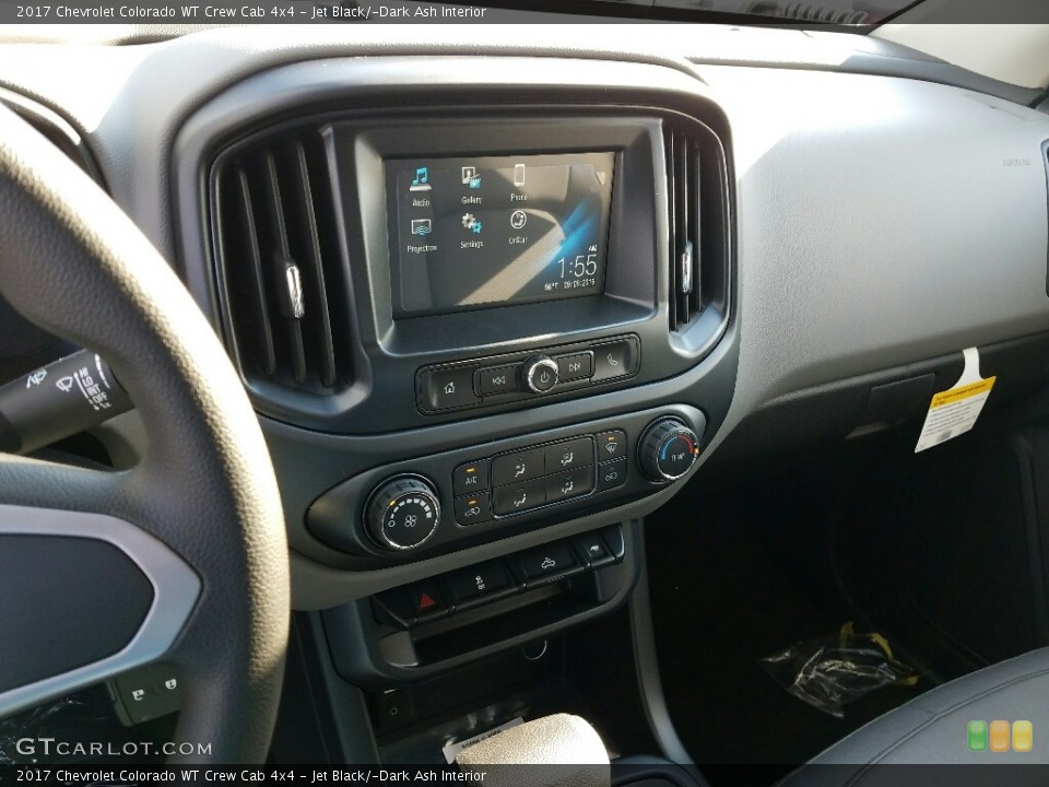 Jet Black/­Dark Ash Interior Controls for the 2017 Chevrolet Colorado WT Crew Cab 4x4 #117308385