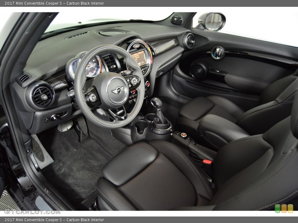 Carbon Black Interior Photo for the 2017 Mini Convertible Cooper S #117311109
