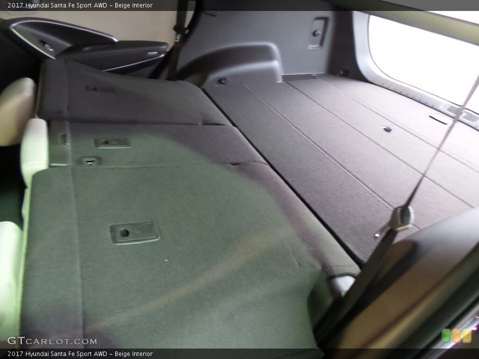 Beige Interior Trunk for the 2017 Hyundai Santa Fe Sport AWD #117313737