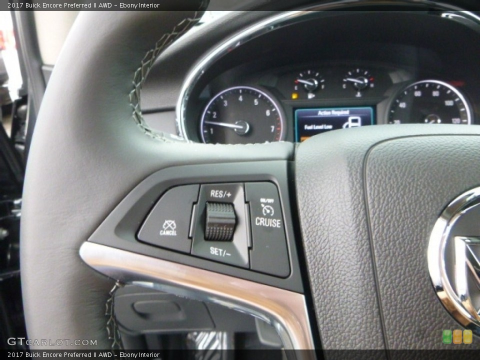 Ebony Interior Controls for the 2017 Buick Encore Preferred II AWD #117317589