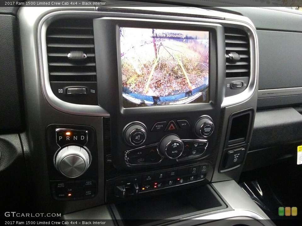 Black Interior Controls for the 2017 Ram 1500 Limited Crew Cab 4x4 #117317844
