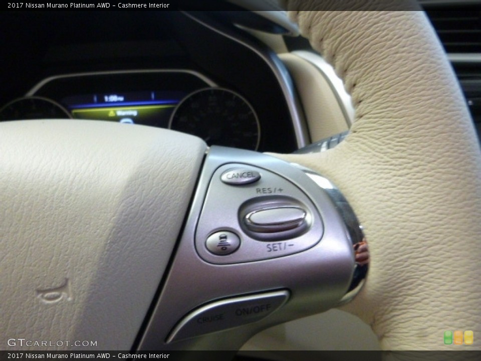 Cashmere Interior Controls for the 2017 Nissan Murano Platinum AWD #117321304