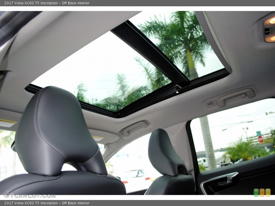 Off Black Interior Sunroof for the 2017 Volvo XC60 T5 Inscription #117322912