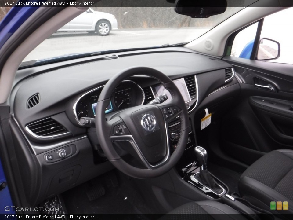Ebony Interior Dashboard for the 2017 Buick Encore Preferred AWD #117323401