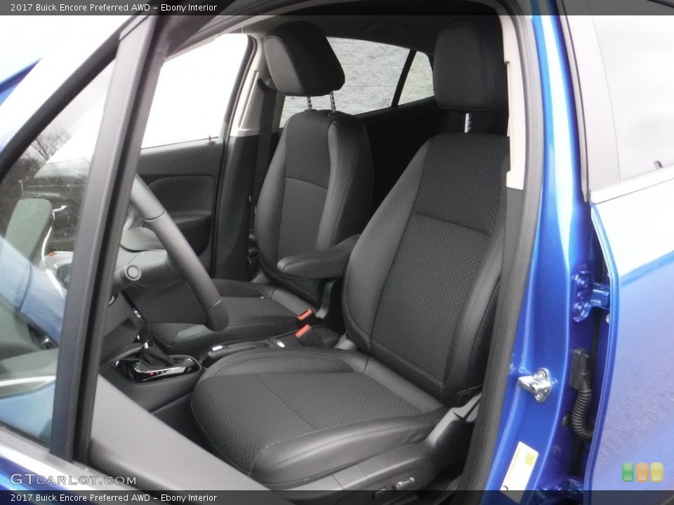 Ebony Interior Front Seat for the 2017 Buick Encore Preferred AWD #117323455