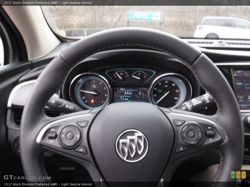 Light Neutral Interior Steering Wheel for the 2017 Buick Envision Preferred AWD #117326086
