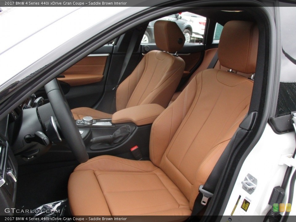 Saddle Brown Interior Front Seat for the 2017 BMW 4 Series 440i xDrive Gran Coupe #117326290
