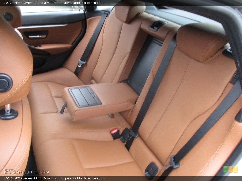 Saddle Brown Interior Rear Seat for the 2017 BMW 4 Series 440i xDrive Gran Coupe #117326314