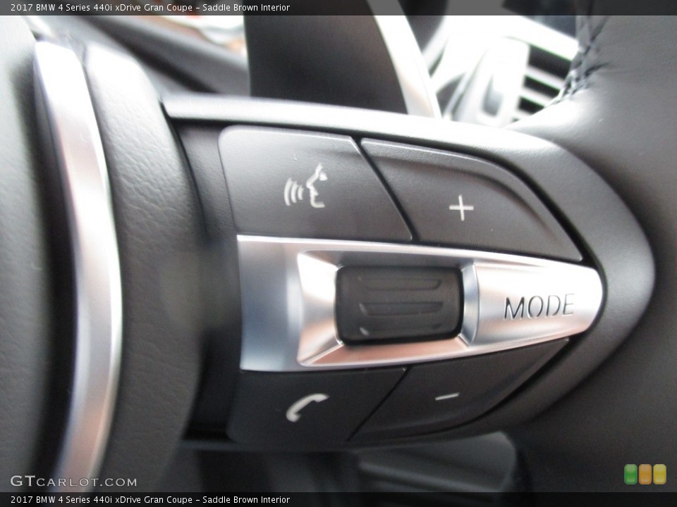 Saddle Brown Interior Controls for the 2017 BMW 4 Series 440i xDrive Gran Coupe #117326449