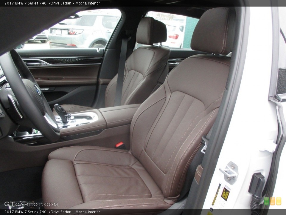 Mocha Interior Photo for the 2017 BMW 7 Series 740i xDrive Sedan #117326821