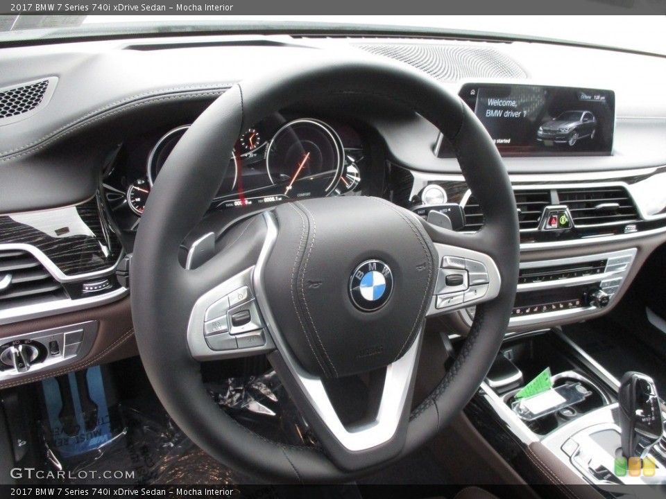 Mocha Interior Dashboard for the 2017 BMW 7 Series 740i xDrive Sedan #117326875