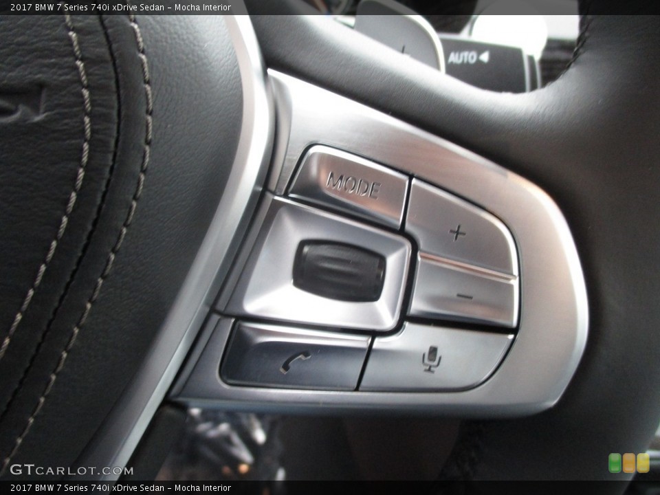 Mocha Interior Controls for the 2017 BMW 7 Series 740i xDrive Sedan #117326979